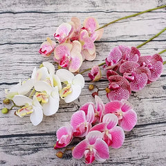 Artificial 6-Head Phalaenopsis Orchid