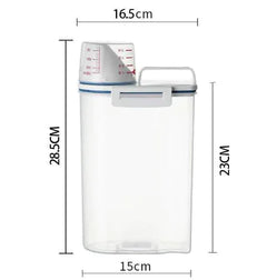 Grain Storage Container with Cup