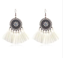 Sunflower Tassel Earrings (Tassel Earrings)
