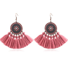 Sunflower Tassel Earrings (Tassel Earrings)