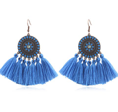 Sunflower Tassel Earrings (Tassel Earrings)